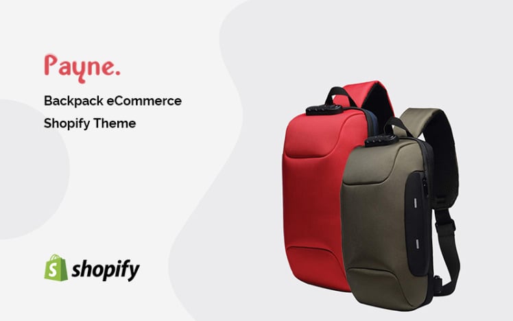Payne Backpack eCommerce Shopify Theme #189871