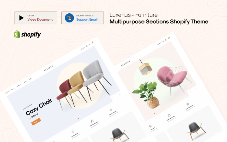 Luxenus Multipurpose Sections Shopify Theme #192884