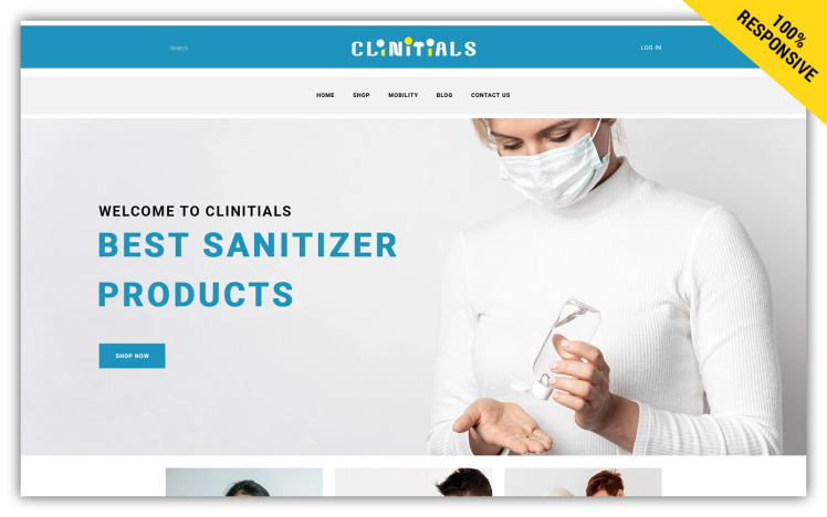 Clinitials Store Shopify Theme #201348