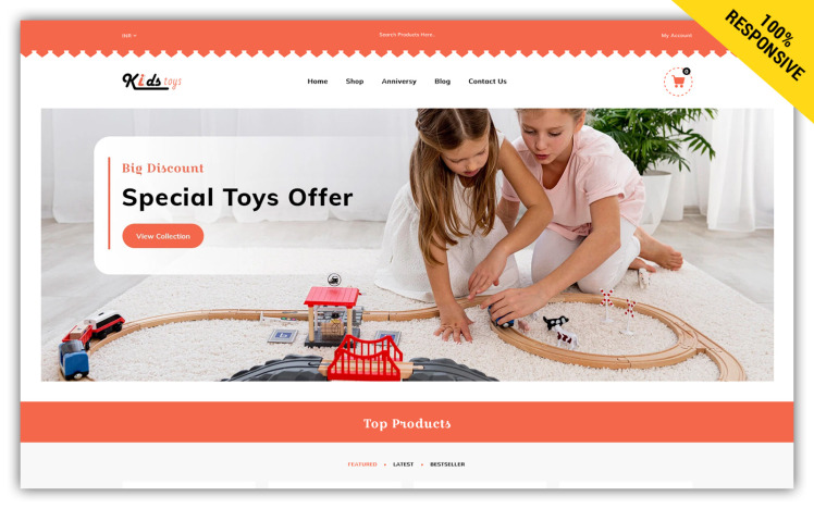 Kidstoys Store Shopify Theme #202305