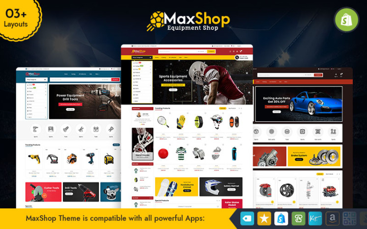 Maxshop Multipurpose Shopify Responsive Theme #202470