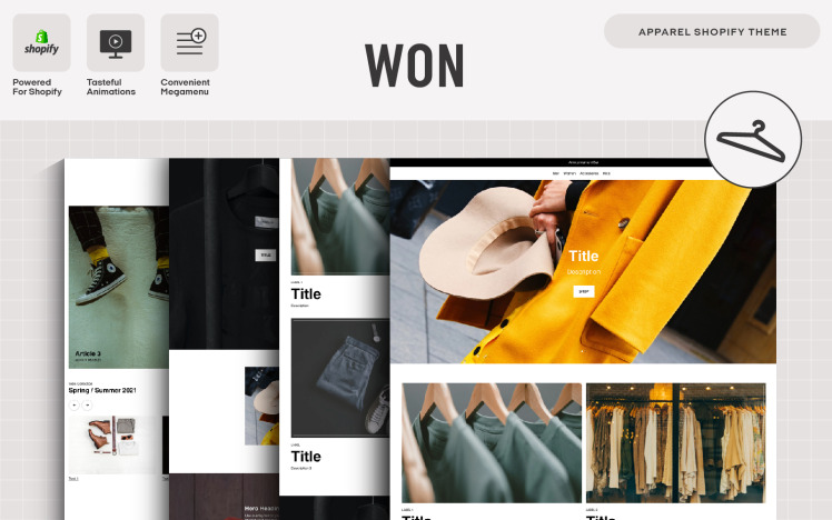 WON Multipurpose Shopify Theme #204992