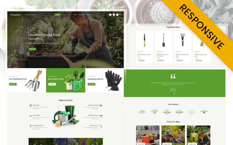 Gardcro Garden Equipment Store WooCommerce Responsive Theme