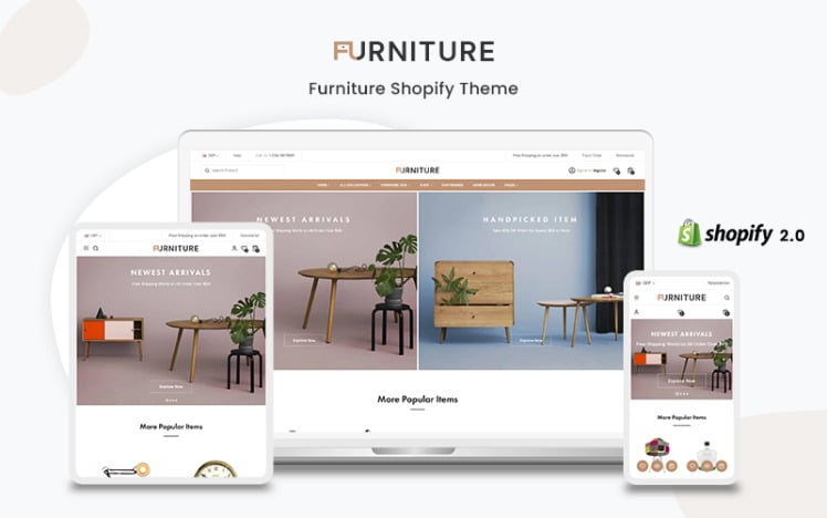 Furniture The Furniture Interior Premium Shopify Theme #209466