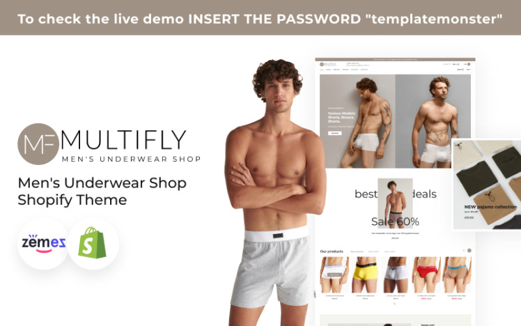 Multifly Men s Underwear Shop Shopify Theme #216754
