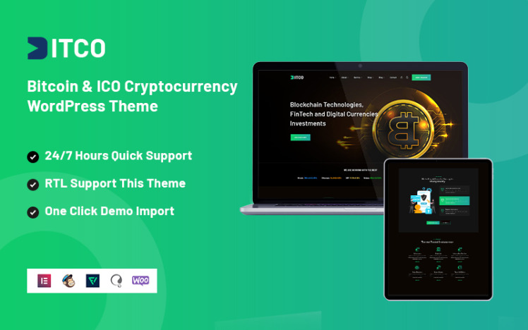 Bitco Tools Bitco - Bitcoin And ICO Cryptocurrency Responsive WordPress Theme #217168