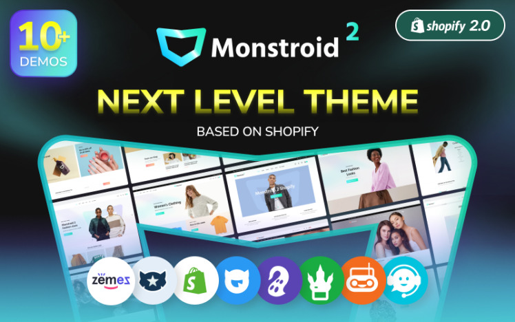 Monstroid Multipurpose Shopify Sections Minimal Theme #217344