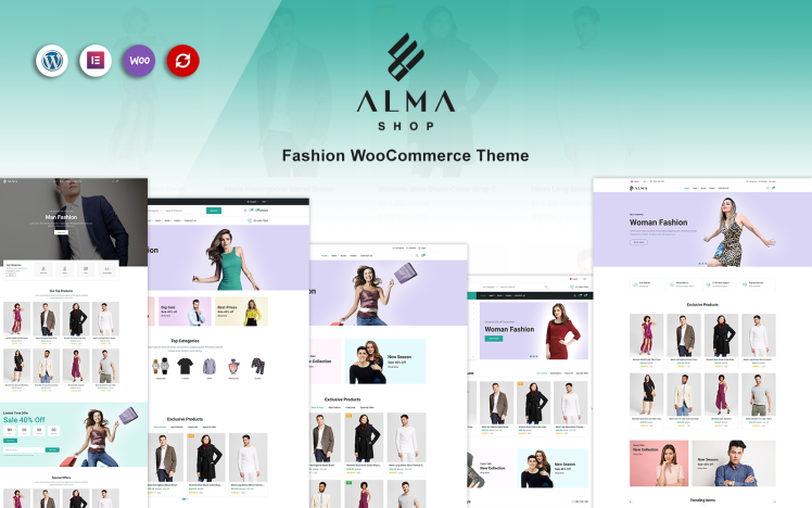 Alma Shop Fashion WooCommerce Theme