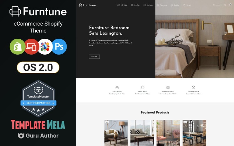 Furntune Home Decor Store Shopify Theme #218841
