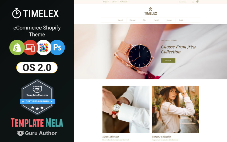 Timelex Watch Store Shopify Theme 218844