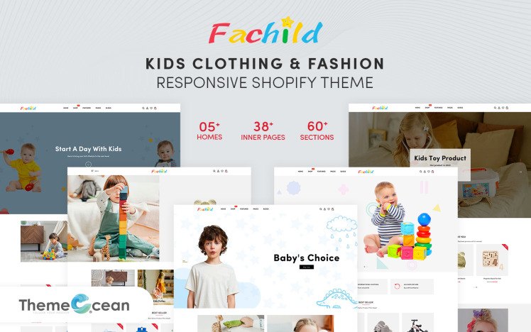 Fachild Kids Clothing Fashion Shopify Theme #220436