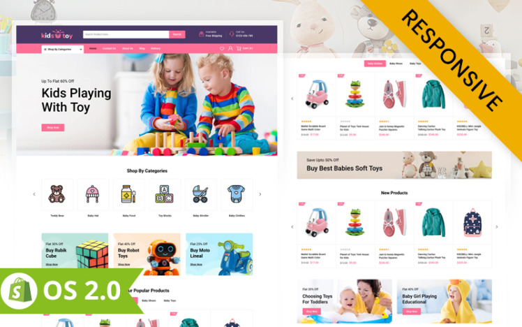 KidsToy Toys Store Shopify Responsive Theme