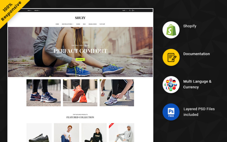 Shuzy Shoes and Footwear Store Multipurpose Shopify Theme