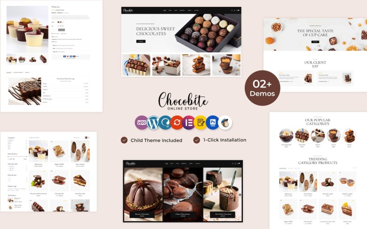 Cake Shop Website Template (themes) | Gridgum