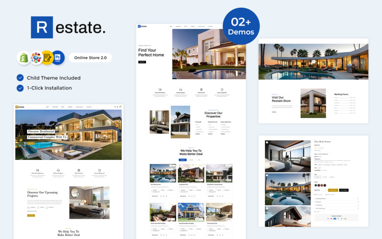 Estate Real Estate Agency Shopify Theme