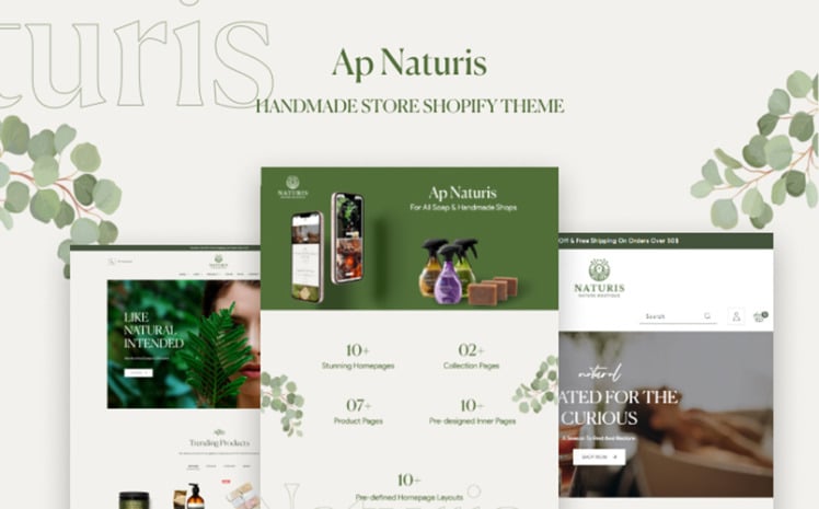 TM Naturis Handmade Store Shopify Theme #260713