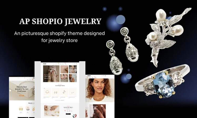 Shopio Jewelry Luxury Jewelry Store Shoppify theme #261267