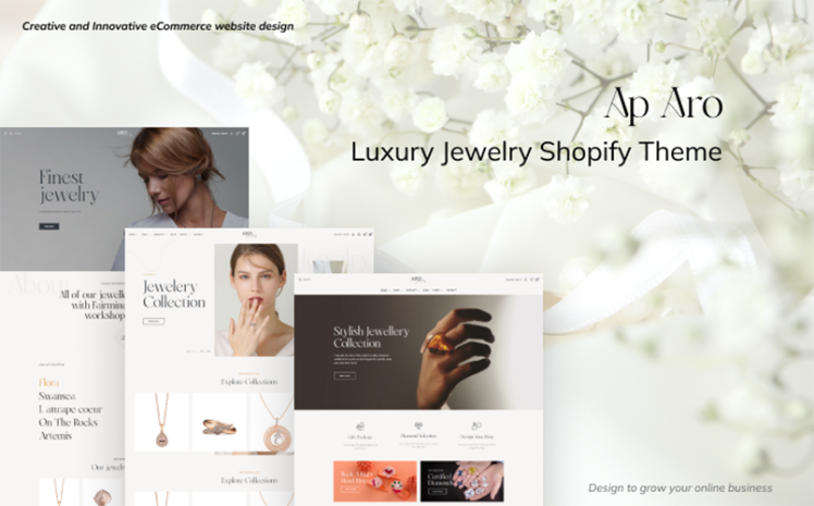 TM Aro Jewelry Store Shopify Theme