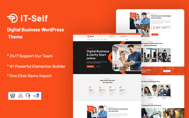 Itself Digital Business WordPress Theme