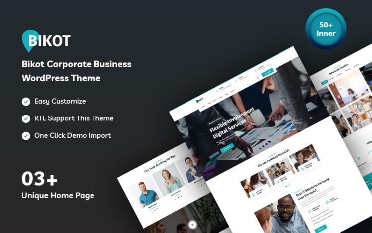Bikot Corporate Business WordPress Theme