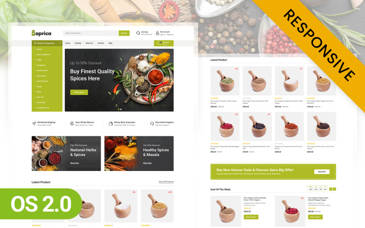 Paprica Spice Store Shopify Responsive Theme