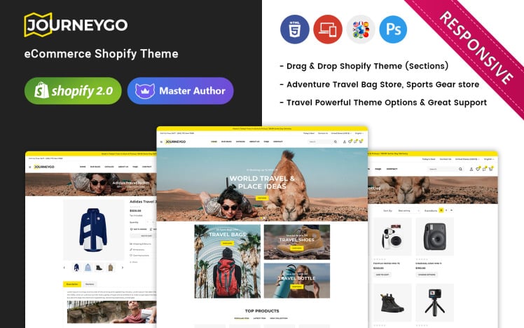 Journey Shopify Responsive Theme for Travel