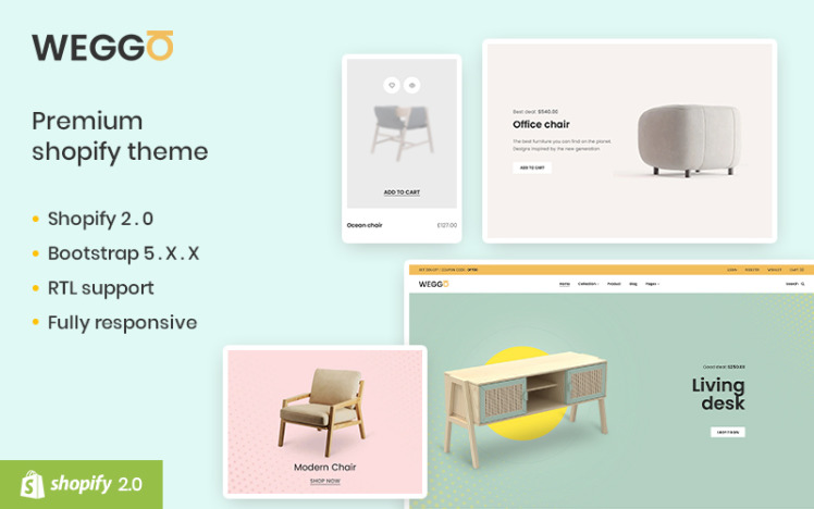 Weggo The Responsive Furniture Shopify Theme