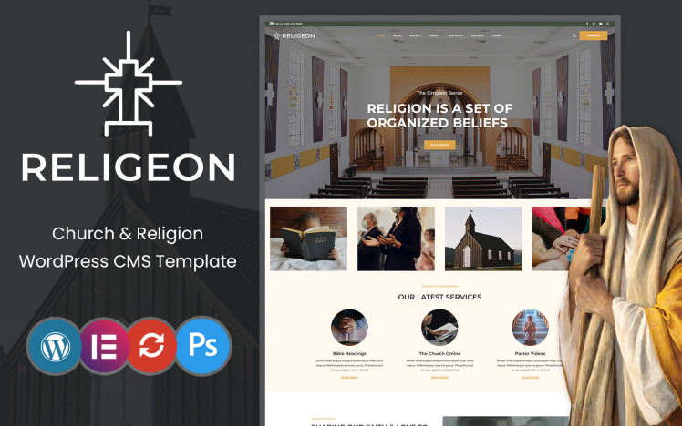 Religeon Church Religion Charity WordPress Theme