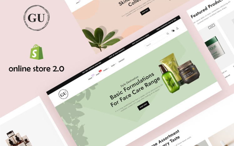 Glowup Beauty Shopify Theme #278425