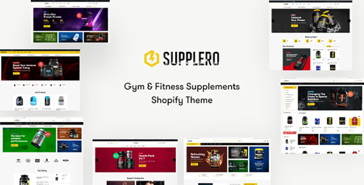 TM Supplero Gym Fitness Supplements Shopify Theme #278426
