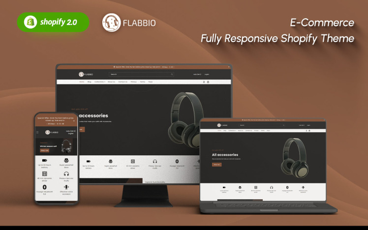 Flabbio Electronics Car Auto Shopify Theme #294926