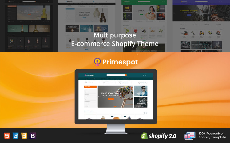 Primespot Wine Food Decor Hand Tool Multipurpose Shopify OS Theme #308000