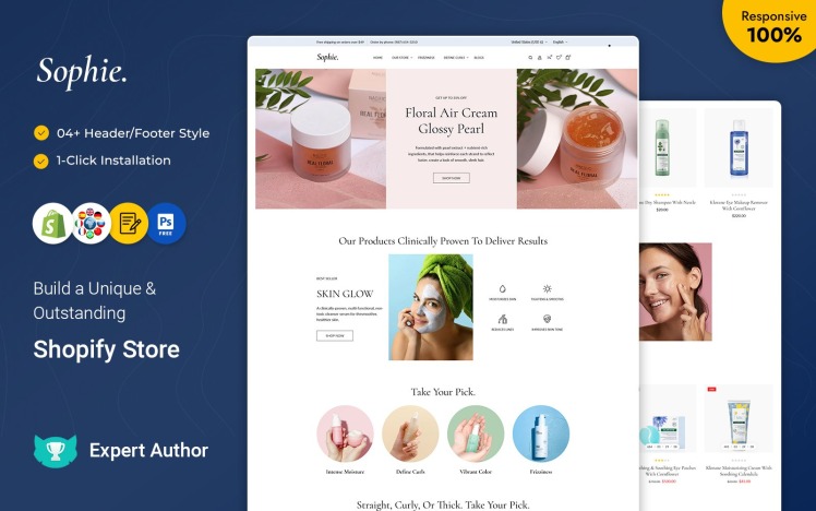 Sophie The Best of High Converting Shopify Responsive Theme #310865