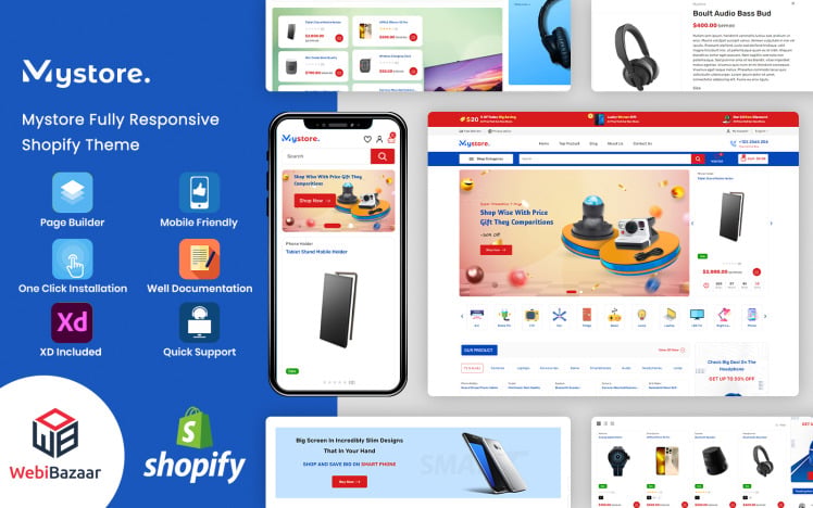MyStore Multipurpose Responsive Shopify OS Theme #325263
