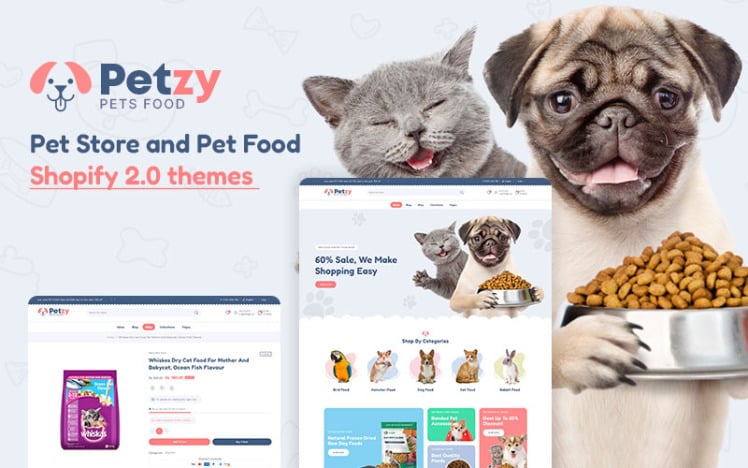 Petzy Pet Store and Pet Food Shopify Themes #349857