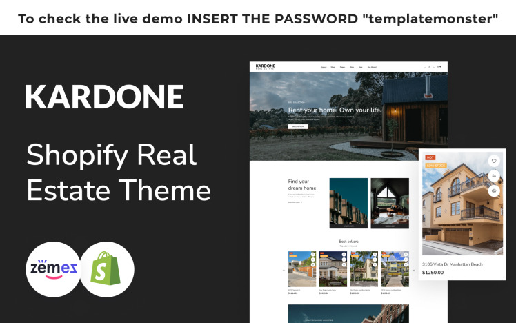 Kardone Real Estate Agency eCommerce Theme #353284