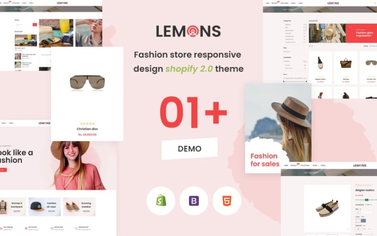 Lemons The Lifestyle Fashion Responsive Shopify Theme #353819