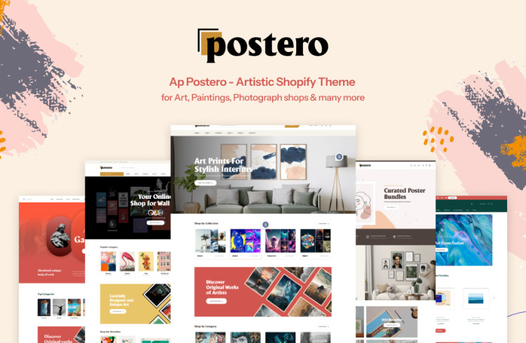 Ap Postero Art Paintings Shop Shopify Theme #360931
