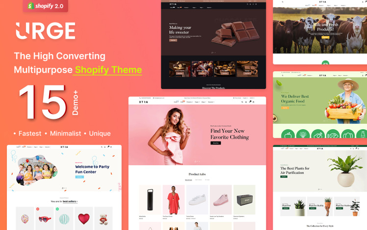 Urge Next Generation Multipurpose Shopify Theme OS #366319