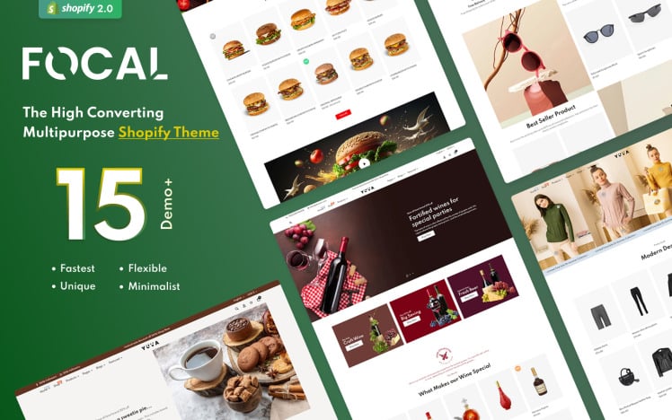 Focal Next Generation Multipurpose Shopify Theme OS #369405