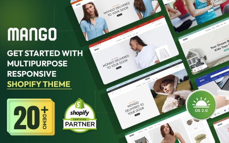Mongo Fashion Multipurpose Shopify Responsive Theme #371718