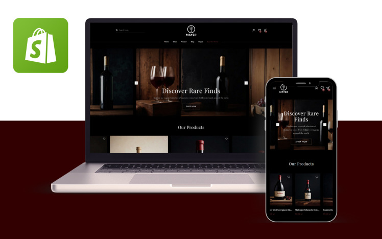 Mayer Wine Shopify Theme #396361