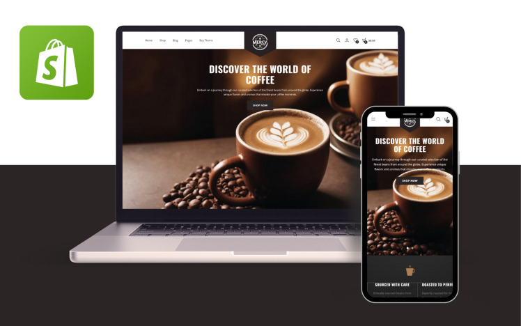 Mercy Premium Coffee Shopify Theme #399418