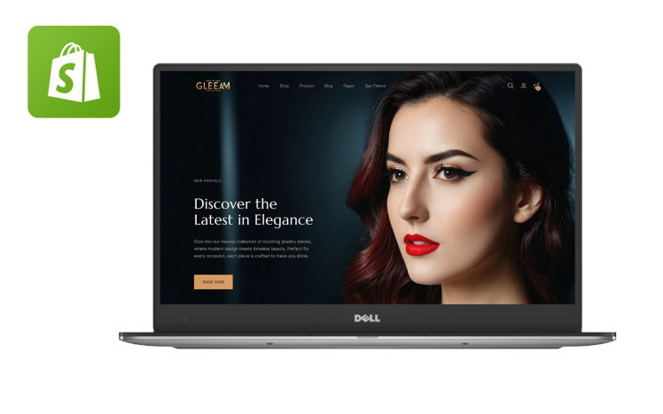 Gleam Premium Jewelry Shopify Theme #400434