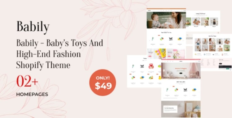 Babily Baby s Toys and High end Fashion Shopify Theme #403615