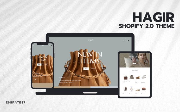 Hagir Premium Fashion Shopify Theme #405875