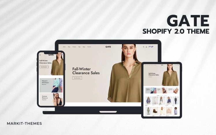 Gate Premium Fashion Shopify Theme #406231