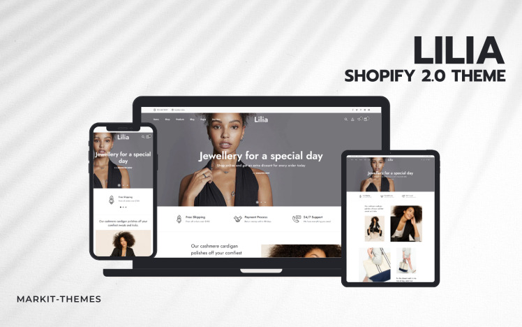 Lilia Premium Fashion Shopify Theme #406643