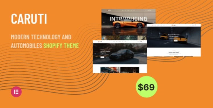 Caruti Modern Technology And Automobiles Shopify Theme #407858
