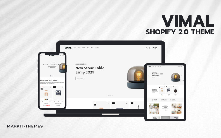 Vimal Premium Furniture Shopify Theme #410436